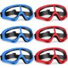 YSCare 6 Pack Protective Goggles, Safety Glasses with Clear Lens and Adjustable Strap, Protective Eyewear Compatible with Nerf Guns for Game Battle Christmas Gift view 1