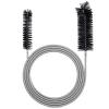 Drain Brush Pipe Cleaning Brush Slim Drain Hole Cleaning Tool Hose Flexible Feeding Tube Cleaning Brush Black Color view 1