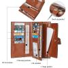 BOSTANTEN Womens Leather Wallets RFID Bundle Women Leather Laptop view 2
