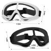 YSCare 2 Pack Protective Goggles, Safety Glasses Eyewear Compatible with Nerf Guns for Game Battle Christmas Gift (Black & White) view 2