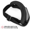 YSCare 2 Pack Protective Goggles, Safety Glasses Eyewear Compatible with Nerf Guns for Game Battle Christmas Gift (Black & White) view 4