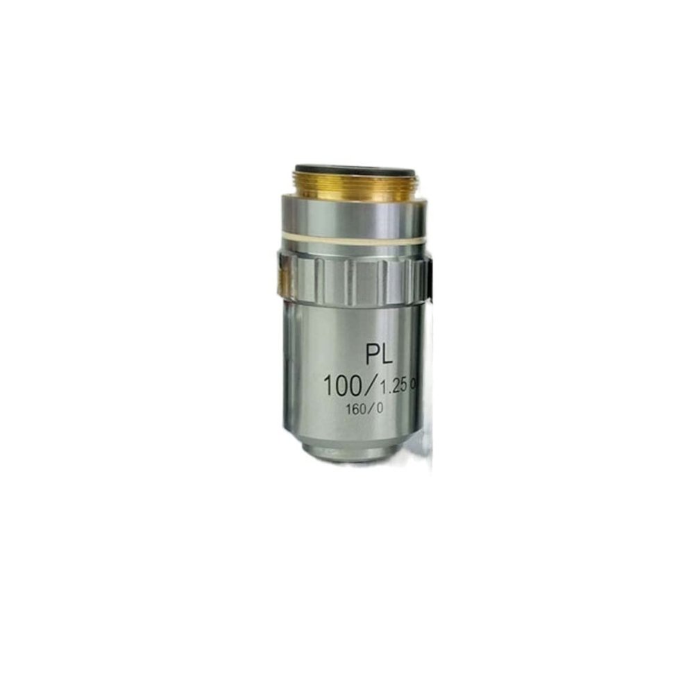 Microscope Kit 5X 10X 20X 40X 50X 60X 80X 100X Microscope Objective Lens Microscope Lens Adapters (Color : 100X (Oil))