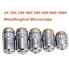 Microscope Kit 5X 10X 20X 40X 50X 60X 80X 100X Microscope Objective Lens Microscope Lens Adapters (Color : 100X (Oil)) view 2