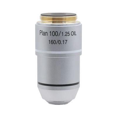 Microscope Kit 4X 10X 20X 40X 60X 100X Biological Microscope Objective Lens Microscope Lens Adapters (Color : 100X)