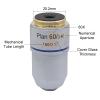Microscope Kit 4X 10X 20X 40X 60X 100X Biological Microscope Objective Lens Microscope Lens Adapters (Color : 100X) view 2