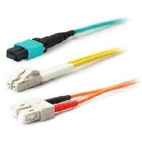 1M LC M/M OM4 AQUA FIBER LSZH PATCH CBL