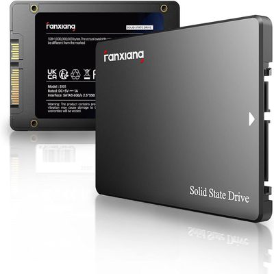 fanxiang S101 1TB SSD SATA SSD 1TB Internal Solid State Drive SATA III 6Gb/s 2.5" SSD, UP to 550MB/s, 3D NAND TLC, Upgrade Laptop PC and Desktops