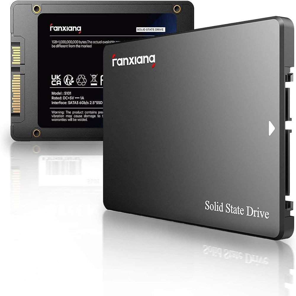 fanxiang S101 1TB SSD SATA SSD 1TB Internal Solid State Drive SATA III 6Gb/s 2.5" SSD, UP to 550MB/s, 3D NAND TLC, Upgrade Laptop PC and Desktops