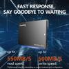 fanxiang S101 256GB SSD SATA III 6Gb/s 2.5" Internal Solid State Drive, Read Speed up to 550MB/sec, Compatible with Laptop and PC Desktops(Black) view 4