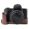 HUANGYUNCHAO YUNCHAO Camera Accessories 1/4 inch Thread PU Leather Camera Half Case Base for Canon EOS M50 / M50 Mark II Camera Bags view 2