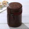 HUANGYUNCHAO YUNCHAO Camera Accessories Small Lens Case Zippered PU Leather Pouch Box for DSLR Camera Lens, Size: 11x8x8cm Camera Bags view 1