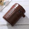HUANGYUNCHAO YUNCHAO Camera Accessories Small Lens Case Zippered PU Leather Pouch Box for DSLR Camera Lens, Size: 11x8x8cm Camera Bags view 2