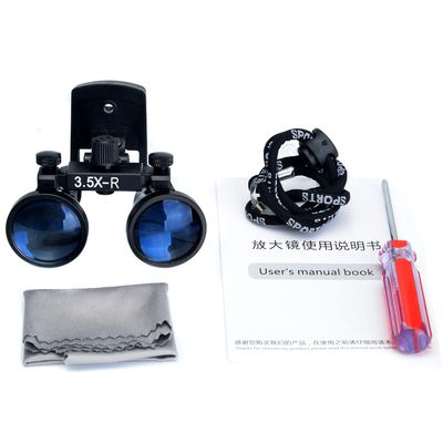 3.5X-R Binocular Loupes Clip-on Type Magnifier Optical Glass DY-110