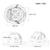 Full Brim Aluminum Hard Hat,Construction Safety Helmet,Rivet Reinforced Protective Equipment Work Cap for Engineering Miner's Forestry,Red view 3