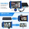 Rsrteng CCTV Tester,IPC-7600COVTADHS Plus 8K 32MP IP Camera Tester with Cable Tracer 4K 8MP AHD CVI TVI SDI CVBS Test Full Features 7 Touch Screen Monitor Support OPM VFL TDR HD VGA WiFi Audio POE view 4
