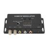 VBESTLIFE AV to RF Modulator, PAL/NTSC TV Link Modulator, RF Converter for AV Sources, Black view 1