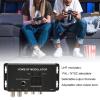 VBESTLIFE AV to RF Modulator, PAL/NTSC TV Link Modulator, RF Converter for AV Sources, Black view 3
