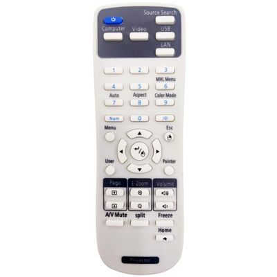 Kindsion Compatible Remote Control 1541653 for Epson PowerLite 1720, 1725W, 1730W, 1735W, 1750, 1760W, 1770W, 1775W, 1830, 1915, 1925W, 824+, 825, 826W, D6150, D6155W, D6250, VS400 Projectors