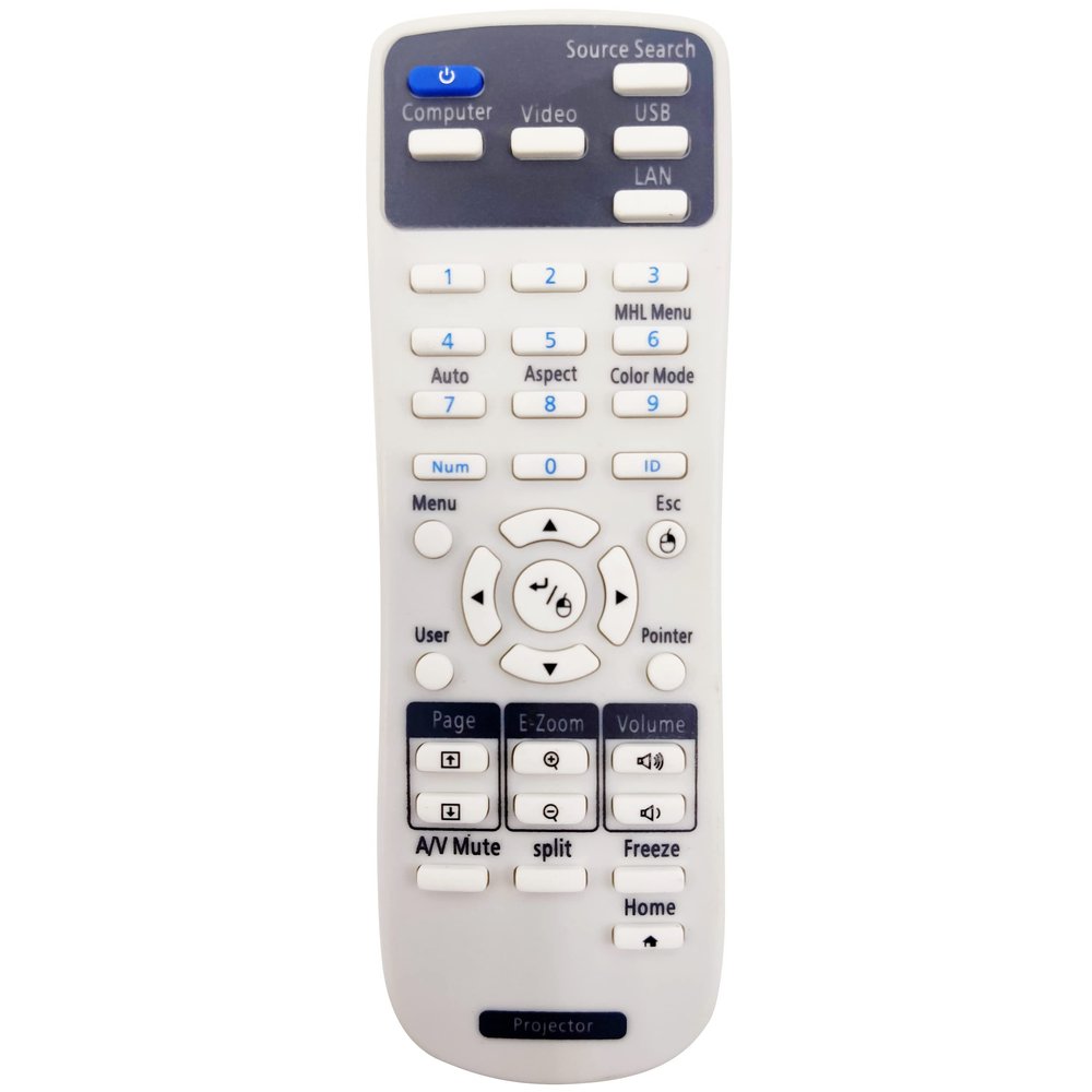 Kindsion Compatible Remote Control 1541653 for Epson PowerLite 1720, 1725W, 1730W, 1735W, 1750, 1760W, 1770W, 1775W, 1830, 1915, 1925W, 824+, 825, 826W, D6150, D6155W, D6250, VS400 Projectors
