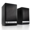 Audioengine A2 HD Black Wireless Desktop Speakers and DS1M Metal Stands view 2