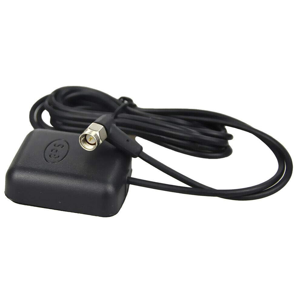 GPS Navigation Antenna 1.8 Meters Connector Plug 25dB GPS Antenna for Car Stereo Head Unit GPS Navigation System Car DVD Head Unit Stereos