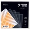 BIG FUDGE 25x Vinyl Record Outer Sleeves 7 inch | Durable & Wrinkle-Free | Crystal Clear & Made from High-Density Polypropylene | Best Vinyl Covers for LPs & Singles | 3 mil Thick, 7.42" x 7.42 view 1