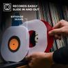 BIG FUDGE Vinyl Record Inner Sleeves 25x | Made from Heavyweight & Acid Free Paper | Album Covers with Round Corners for Easy Insert | Slim Record Jackets to Protect Your LPs & Singles | 7" view 2