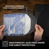 BIG FUDGE Vinyl Record Inner Sleeves 25x | Made from Heavyweight & Acid Free Paper | Album Covers with Round Corners for Easy Insert | Slim Record Jackets to Protect Your LPs & Singles | 7" view 3