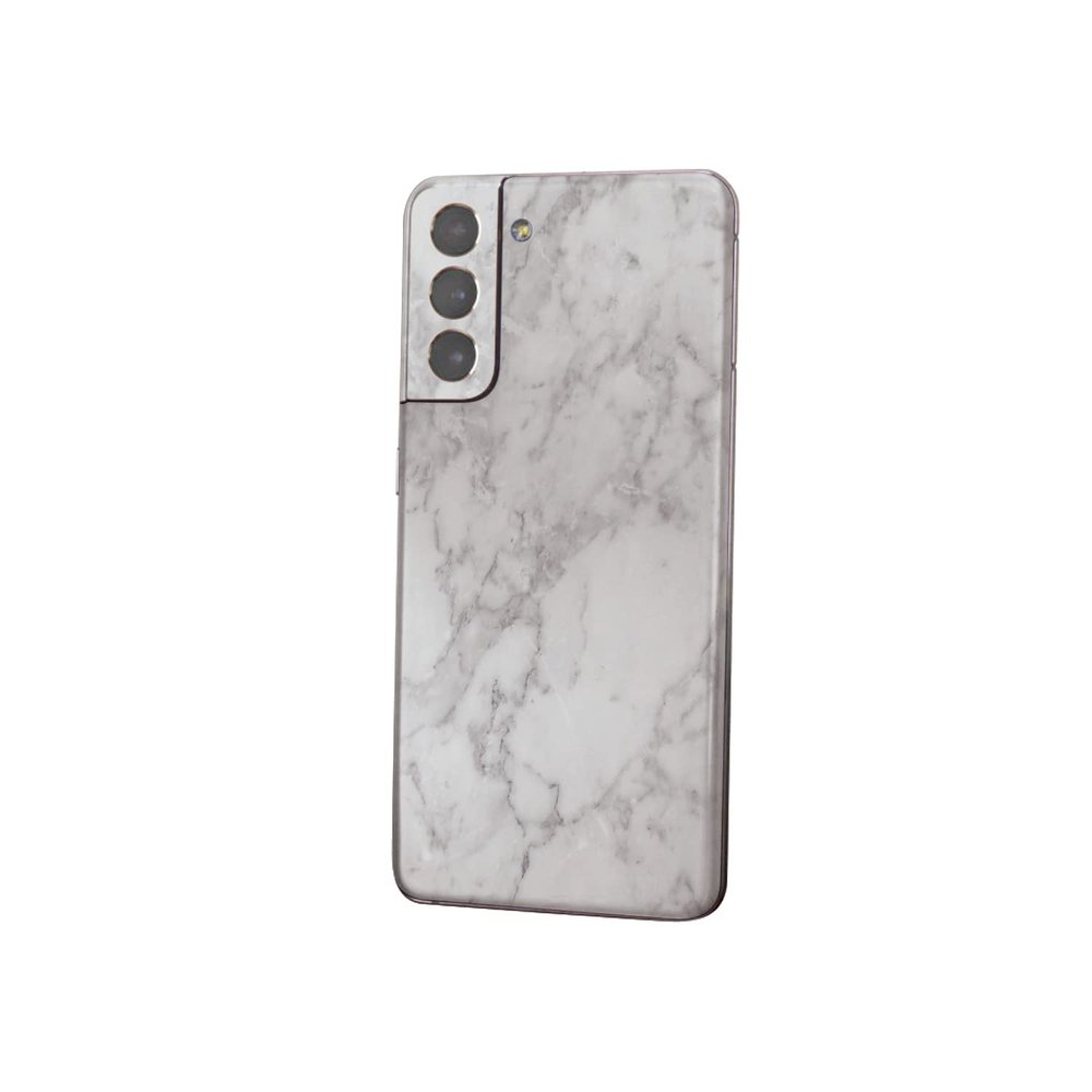 MightySkins Skin Compatible with Samsung Galaxy S22 Plus - Frost Marble, Protective, Durable, and Unique Vinyl Decal wrap Cover, Easy to Apply, Remove, and Change Styles, Made in The USA