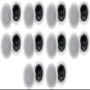 Rockville HC85-16 8 in 700-Watt Peak 240-Watt RMS in-Ceiling Home Theater Speakers 16 Ohm, Paintable Grille, Swivel Tweeter, Multi-Room Audio, 20-Piece view 1