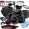Canon EOS 4000D DSLR Camera with 18-55mm f/3.5-5.6 Zoom Lens + 32GB Card, Tripod, Case, and More (18pc Bundle) (Renewed) view 1