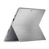 MightySkins Carbon Fiber Skin Compatible With Microsoft Surface Pro 8 - Cold Steel | Protective, Durable, and Unique Vinyl Decal wrap cover | Easy To Apply, Remove, and Change Styles | Made in the USA view 1