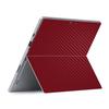 MightySkins Carbon Fiber Skin Compatible with Microsoft Surface Pro 8 - Solid Burgundy | Protective, Durable, and Unique Vinyl Decal wrap Cover | Easy to Apply Change Styles | Made in The USA view 1