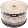 Ritek Pro 25GB 6X White Inkjet HUB Printable BLU-RAY BD-R's 50-Pak in Cakebox view 1