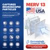 BNX TruFilter 16x25x1 Air Filter MERV 13 (6-Pack) - MADE IN USA - Electrostatic Pleated Air Conditioner HVAC AC Furnace Filters for Allergies, Pollen, Mold, Bacteria, Smoke, Allergen, MPR 1900 FPR 10 view 3