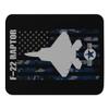F-22 Raptor Military Fighter F22 Jet Aircraft Mouse pad view 1