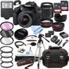 Canon EOS 2000D (Rebel T7) DSLR Camera w/EF-S 18-55mm F/3.5-5.6 Zoom Lens + 128GB Memory + Case + Tripod + Filters (36pc Bundle) (Renewed) view 1