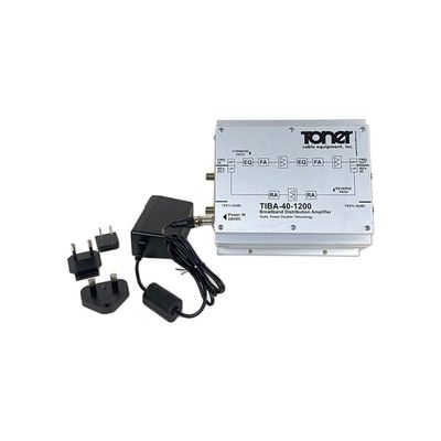 TIBA-40-1220 2 Way 1220 MHz Amplifier, 40 dB Gain