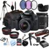 Canon EOS 2000D (Rebel T7) DSLR Camera w/EF-S 18-55mm F/3.5-5.6 Zoom Lens + 64GB Memory + Case + Tripod + Filters (28pc Bundle) (Renewed) view 1