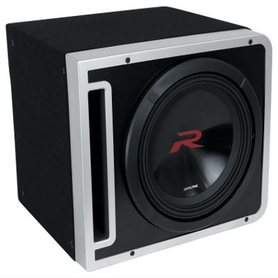 Alpine R-Series R2-SB12V Halo 12" 2250W Car Subwoofer, Single Linkable Loaded Enclosure