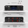 1200W Amplifier Home Audio 4 Channel, Bluetooth5.0 Small Amplifier, RMS 45Wx4, 300W*4 Peak Power Stereo Receiver with USB, SD, Class D Speaker Amp for Home Theater Karaoke RCA, Garage view 3