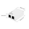 MECCANIXITY in-Line DSL Splitter Filter, 6P2C Phone Line Splitter for Telephone, Fax Machine 2 Pack view 2