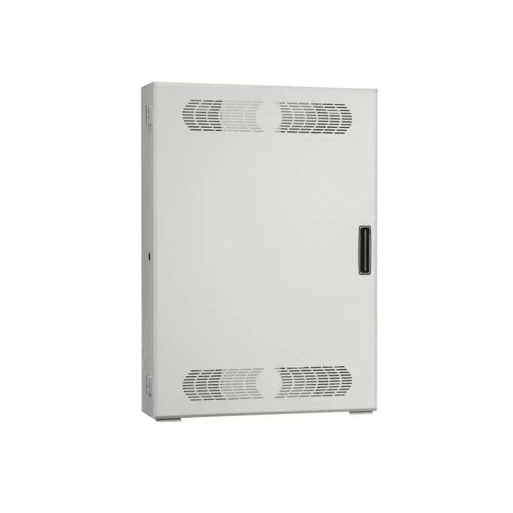 Lowell RCC-3436 RCC Series 36 Inches High Remote Consolidation Cabinet, Dual Bay; 16-Gauge Steel Construction; 11-Gauge Rails; All Rails Have Holes Tapped 10-32
