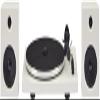 Crosley T150C-WH 2-Speed Bluetooth Turntable Record Player System with Weighted Tone Arm and Stereo Speakers, White view 4