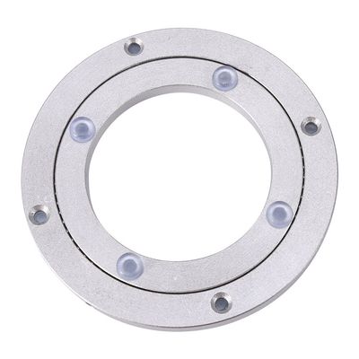 AYNEFY Have Aluminum Alloy slewing, Heavy-Duty Ball Bearing Turntable, Heavy-Duty slewing Bearing Turntable with Through Holes and pre-drilled Holes(4 Zoll * H8.5MM)