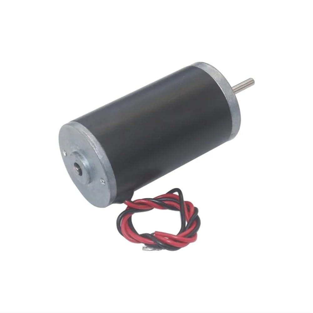 MANHONG Electric Small Motor 12V 24V Permanent Magnet DC Motor High-Power Carbon Brush Motor CW/CCW High-Speed Motor (Speed(RPM) : 12V 6000RPM)