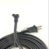 Omnihil [10 FT] (90 Degree) Universal 2 Pin 2 Prong AC Power Cord 18AWG / Output: 110V 2.5-10A / Rating:125V 10A view 3