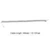 MECCANIXITY Telephone Handset Cord, 4P4C 13.12 Feet Coiled Landline Phone Handset Cable for Home or Office Grey view 2