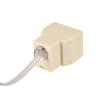 MECCANIXITY Phone Jack Splitter 6P4C Male to 2 Female Way Socket Adapter Telephone Line Splitter with Telephone Extension Cord 2 Pack view 4