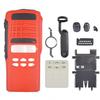 Limited Keypad Front Housing Replacement for HT1250 Two Way Radio Walkie Talkie Case Replacement Refurbish Refurb Kit with Knobs PTT Dust Cover Stickers (Red) view 2